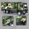 1/32 литье под давлением военный многофункциональный автомобиль медицинский звук и свет Mainan Pullback Car мальчик подарок