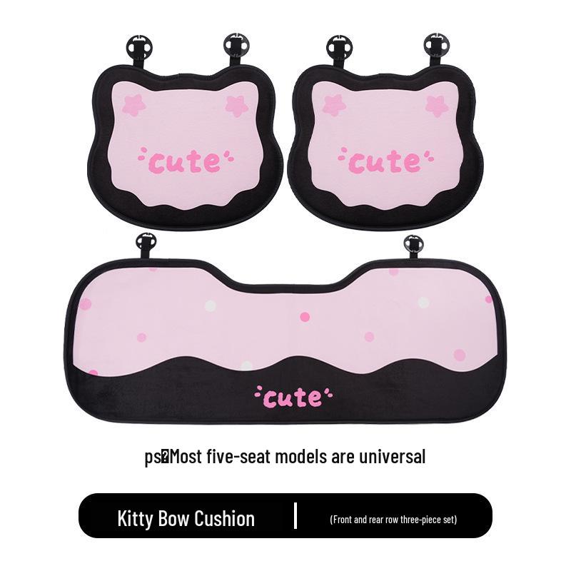 Очаровательная мультяшная подушка для автокресла на все сезоны - Идеально подходит для дам