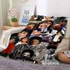 Mj Collage Flannel Blanket Throw Blanket Soft Warm Sofa Bed Camping home Decor Unique Christmas Gift C9261674