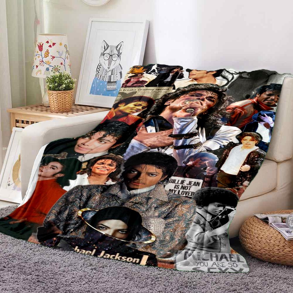 Mj Collage Flannel Blanket Throw Blanket Soft Warm Sofa Bed Camping home Decor Unique Christmas Gift C9261674