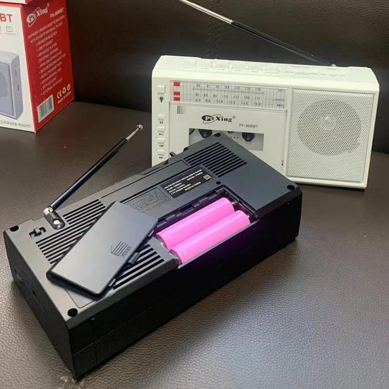 Солнечный аварийный радиоприемник USB AM/FM/SW многодиапазонный радиоприемник стерео беспроводной Bluetooth MP3 аудио кассетный плеер/рекордер AM радио