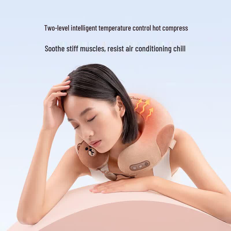 OGAWA Portable Heated U-shaped Neck Massager Pillow CN plug (adapter included)