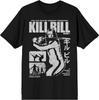 Женская ретро винтажная футболка Kill Bill Унисекс Винтажная оверсайз футболка Хлопок Уличная одежда Свободные топы с коротким рукавом Свободные