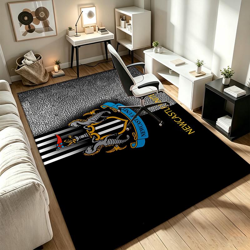 Newcastle United A rug suitable for office chair areas living rooms and computer desks perfect for home offices and an ideal holiday gift