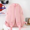 Three-Piece Backpack Set for Primary and Middle School Students Schoolbag Color Block Cartoon Backpack for Women Large Capacity Backpack