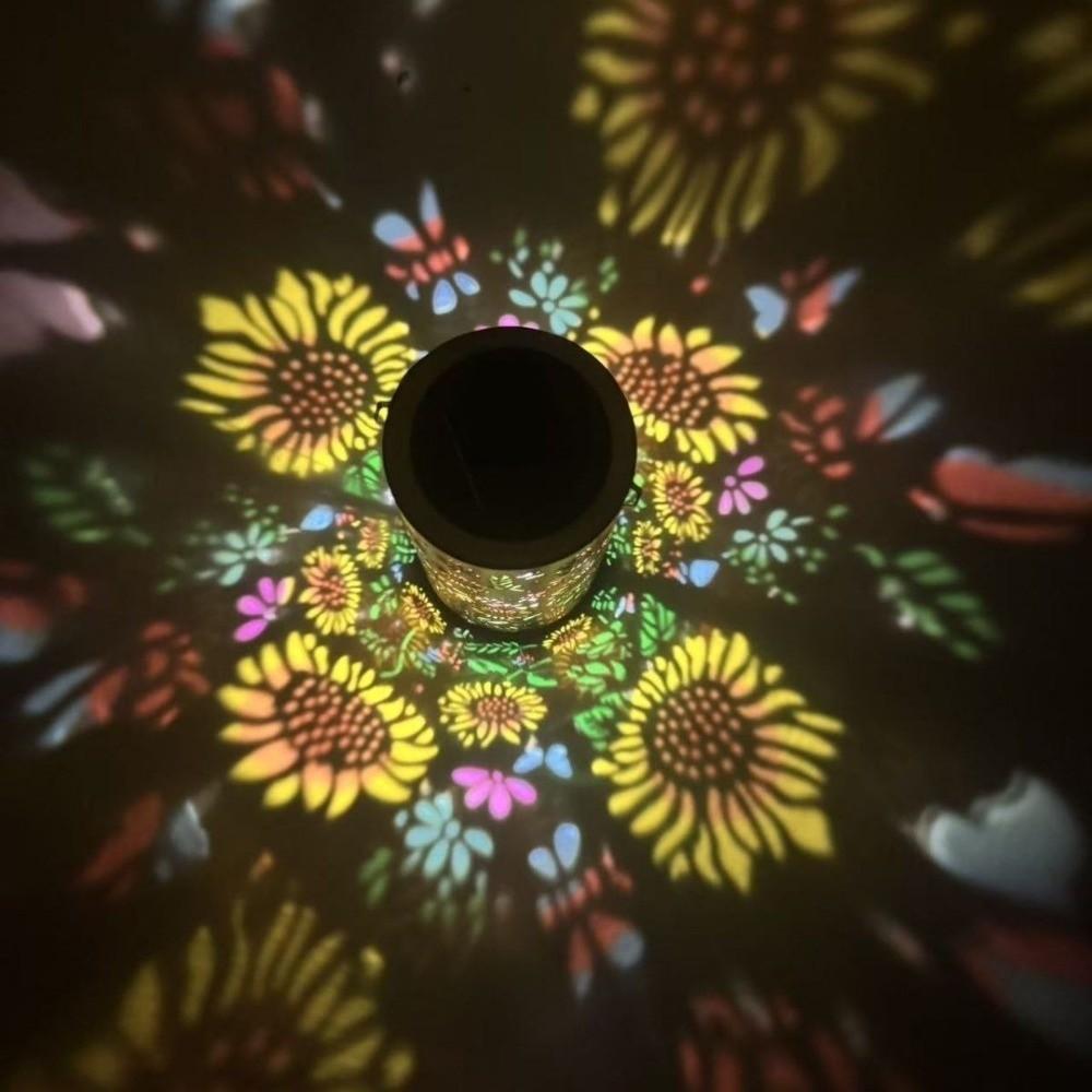 Waterproof Solar Sunflower Garden Light Hanging Lawn Decor Light Outdoor Landscape Lamp Patio Area