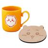 Officially Licensed Chiikawa Wooden and Tableware Diameter 8 X Chiikawa Microwave Dishwasher Miscellaneous Made In Mug, Coaster, Set, 300ml, Approx.