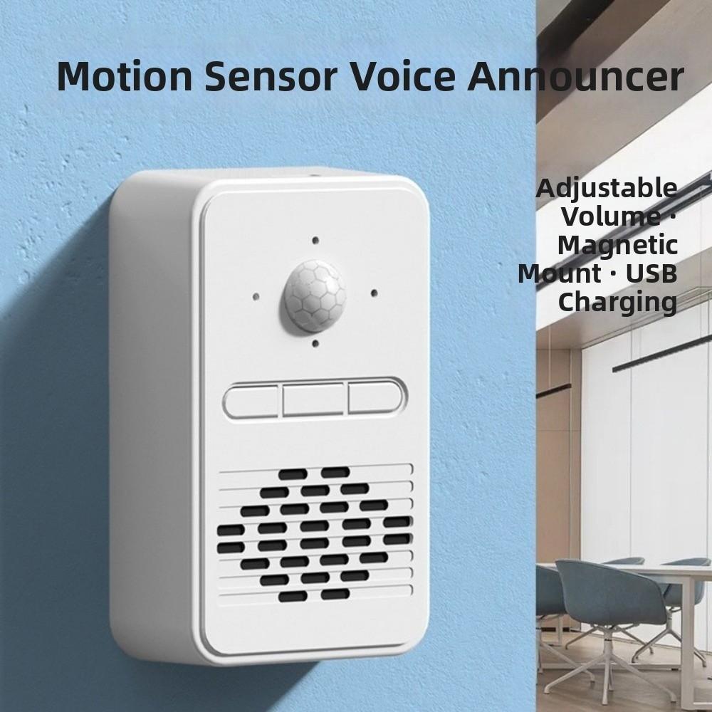 Anti-theft Voice Announcement Alarm PIR Motion Sensor Entry Door Sensor Access Alarm