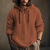 Cotton and Linen Shirt Hooded Sweater Long Sleeve Hooded Spring and Summer Casual Daily Clothing Popular