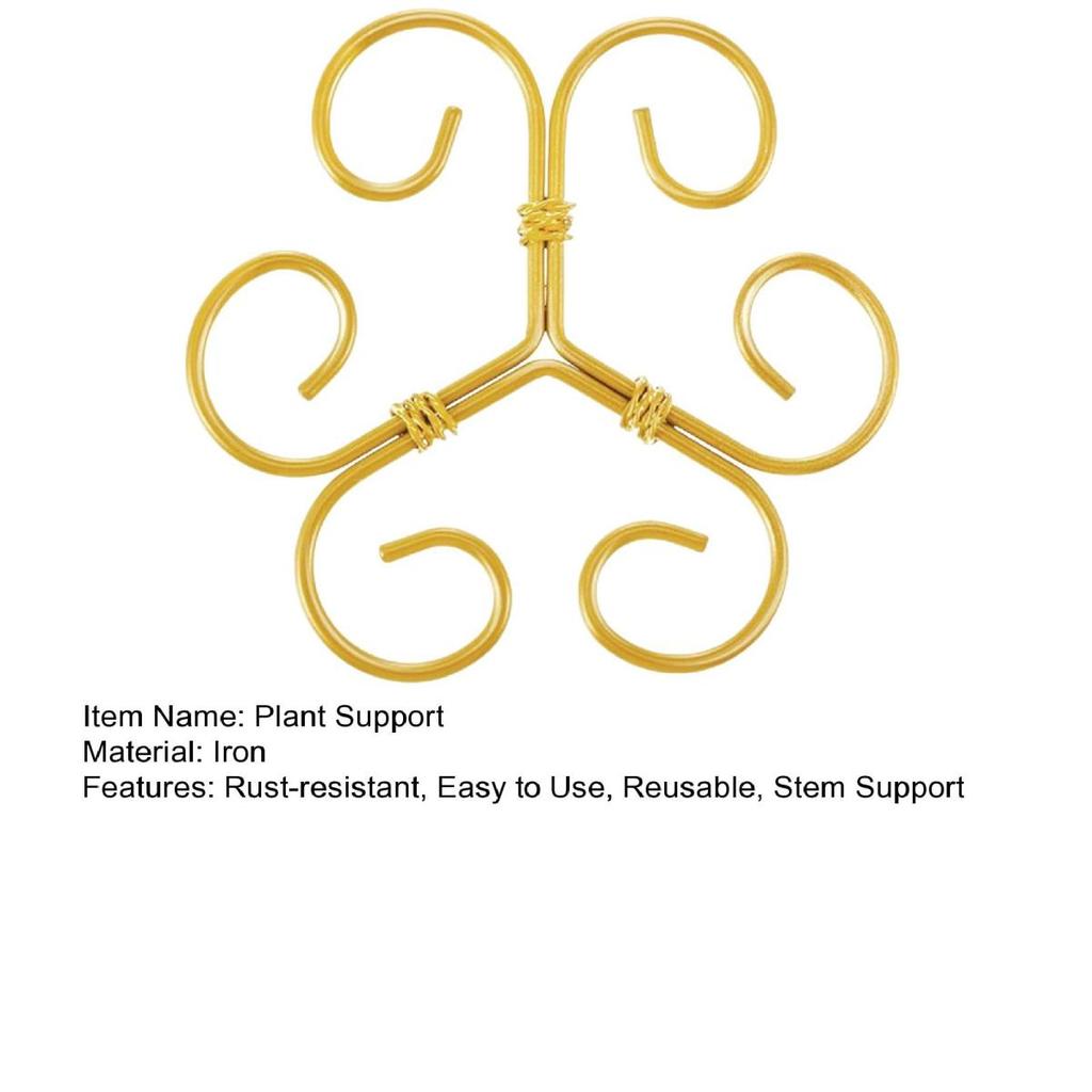 Monstera Plant Support Reusable Coated Iron Stem Holder Flower or Heart Shaped Stabilizer Climbing Plants Stem Support for Indoor Outdoor Plants