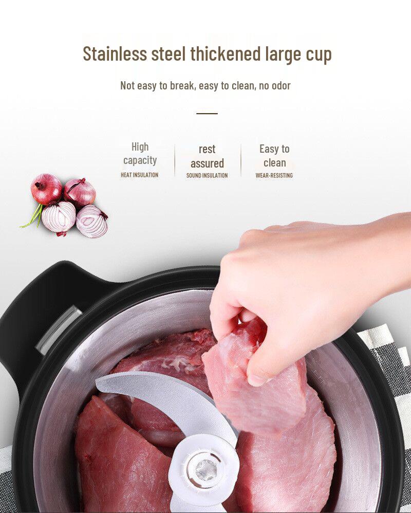 Машина для фуфу 12 л Электрическая мясорубка и измельчитель овощей