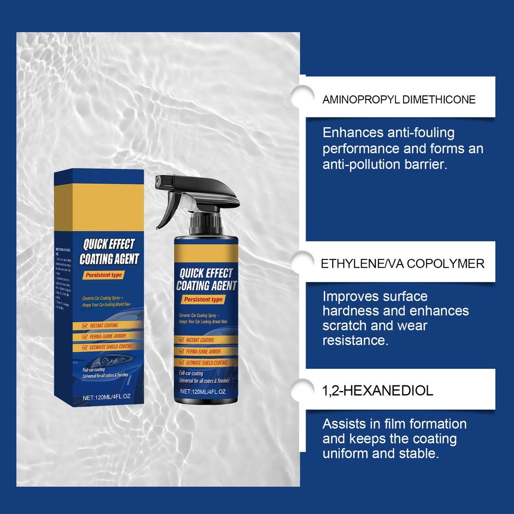 Автомобильный нанокерамический состав для покрытия эффективно удаляет пятна, водонепроницаемый, пыленепроницаемый, полированный, обновляющий, набор спреев для покрытия автомобиля