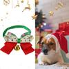 Рождественский ошейник для собак, регулируемый, быстросъемный, приятный для кожи, яркий цвет, легко надевается