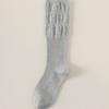 Long Custom Logo Women's Slouch Socks Compression Stocking Combed Cotton Knee High Warm Daily Autumn Sporty Tube Socks