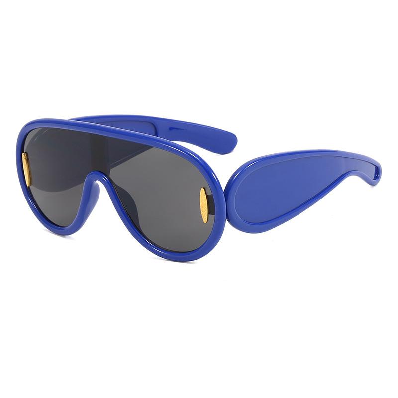 Children'S Sunglasses Personalized Trendy One-Piece Baby Sunglasses Toad Frame Hip-Hop Glasses