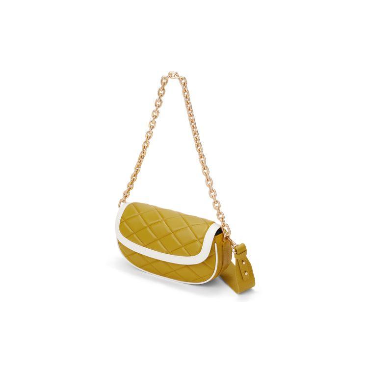 Charles & Keith Quilted Chain Wide Shoulder Strap PU Underarm Shoulder Bag Women shoulder bag White CK2-20271032