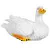 Смола Утка Орнамент Инновационный Веселый Симуляция Яркий Ландшафтный Белая Утка Статуя для Сада Двора На Открытом Воздухе Дома