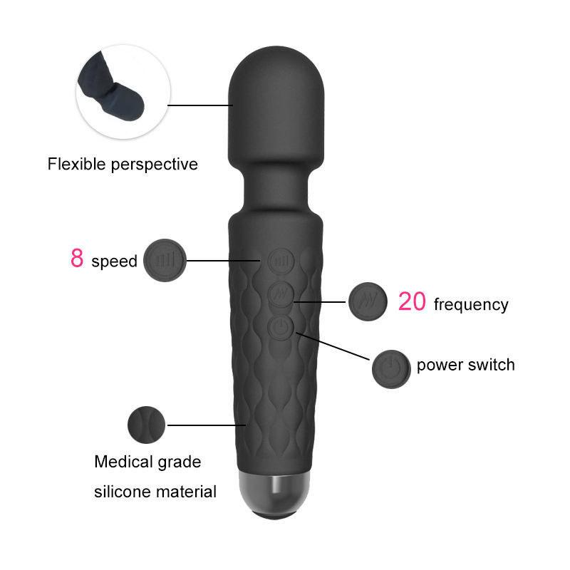Powerful Magic Wand Vibrators for Women Clitoris Stimulator AV Stick G Spot Massager Female Masturbator Sex Toys for Ladies Couple Games