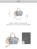 Nanfeng versatile new bread puppy, soft powder morning light pillow bag, women's denim blue cloth bag, shoulder messenger bag