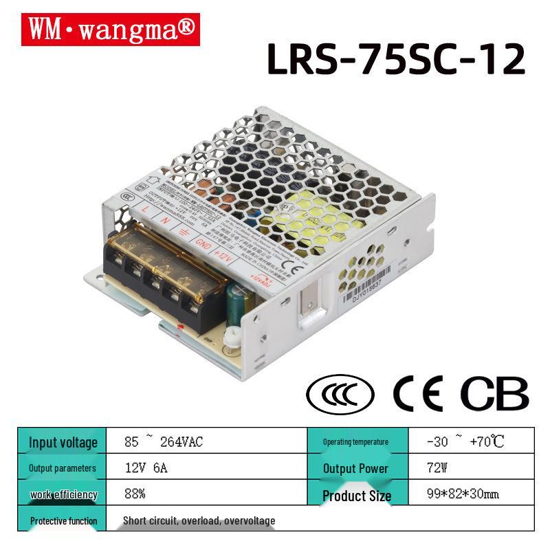 35W-450W Single Output Switching Power Supply: 5V/12V/15V/24V/36V/48V for 3D Printers