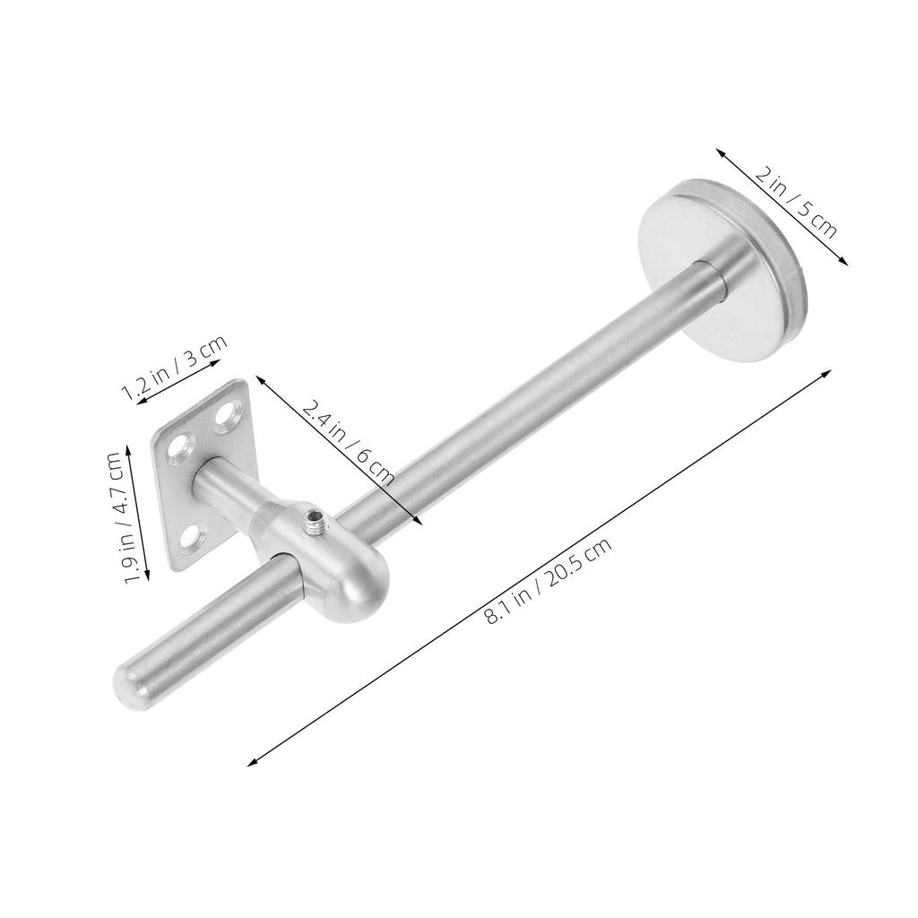 Premium 304 Stainless Steel Swivel Handrail Bracket Chrome Finish Versatile Staircase Railing Support Wall Mounted Easy Install