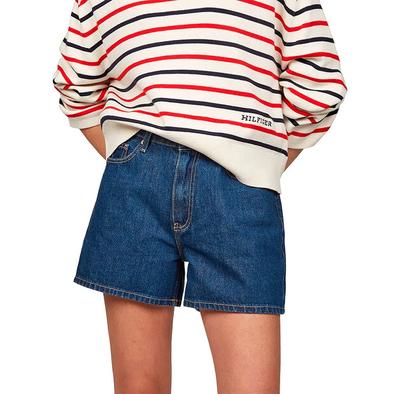 Mini high waist denim шорты