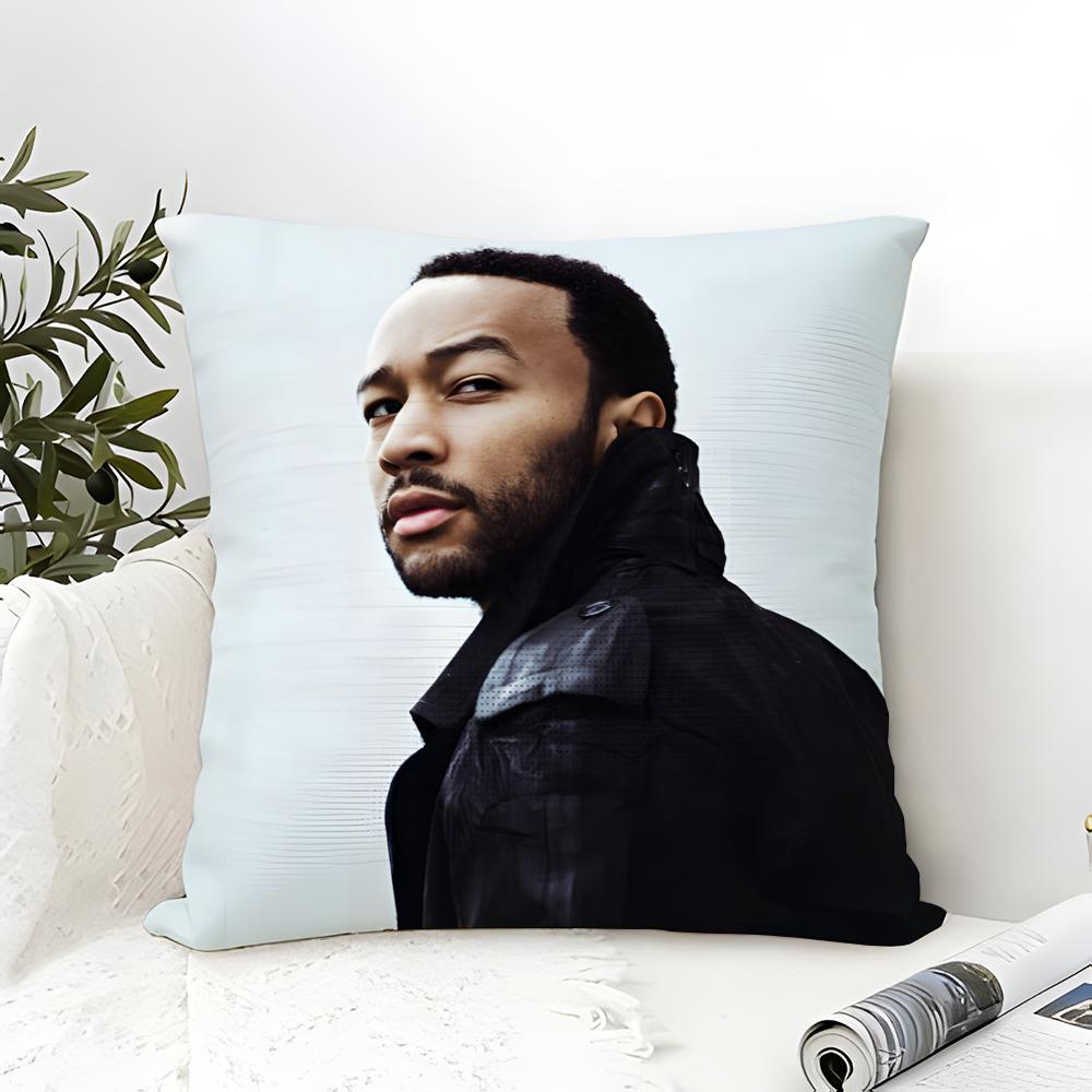 Classic singer Jjohn LlegendS Pillow Case Cotton Linen Fabric Square Zipper Pillowcase Home Decorative Living Room