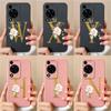 Cover Cases For Huawei Honor X6A X8B 4G Nova 12i 11 SE Y72 12 5G Shell Popular Flower Letters Couple Case Liquid Silicone Camera Protection Phone Bags