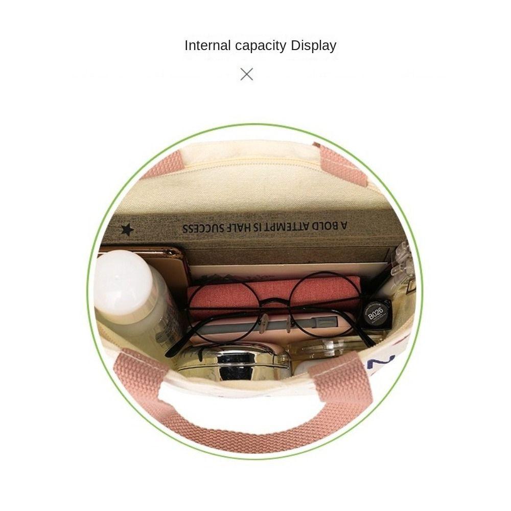 Холщовая сумка для покупок, милая мультяшная, милая студенческая сумка, новая рабочая маленькая сумка для переноски