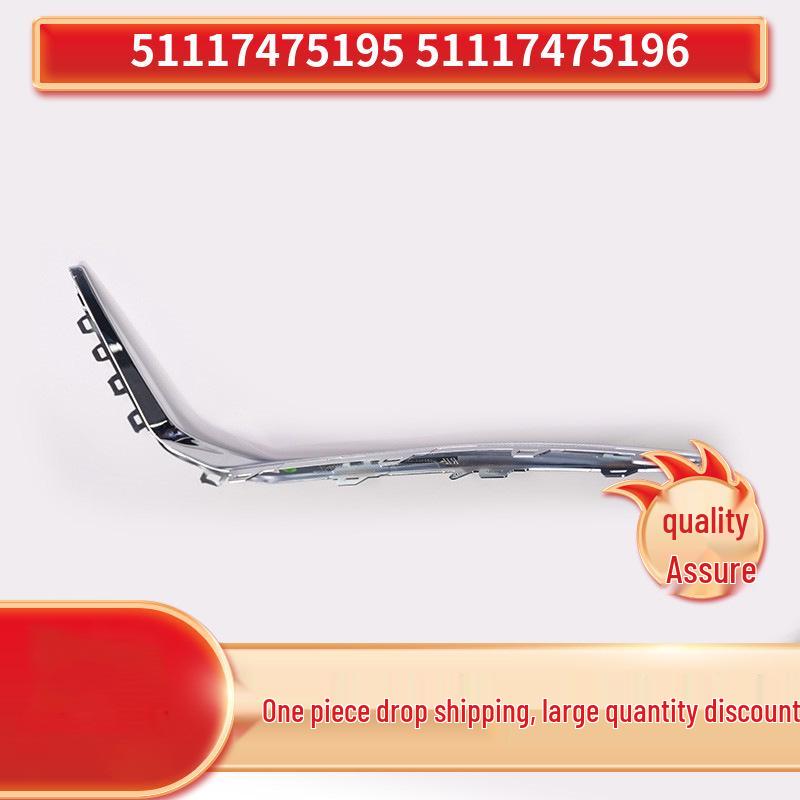 BMW 7 Series G12 Fog Light Frame Bright Strip (51117475195/51117475196)