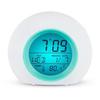 Creative Ball Alarm Clock Colorful Glow Digital Table Clock Snooze Electronic Clock With Temperature Humidity Calendar Display