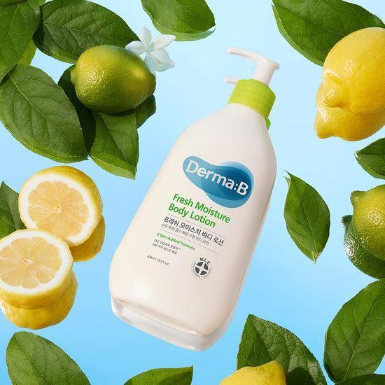 Derma B Fresh Moisture Body Lotion 500ml+500ml Double Plan/Single Product