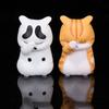 1pc Cover Your Face Cat Figure Cartoon Anime Peripheral Kitten Doll Toy Cake Ornaments