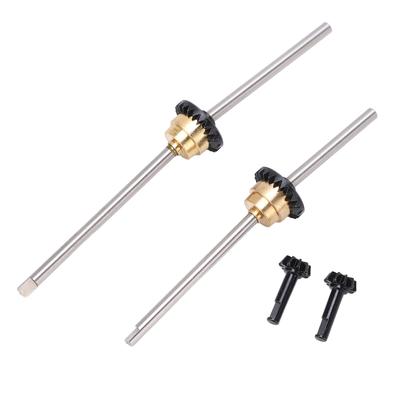 Комплект переднего и заднего моста дифференциала из алюминиевого сплава для WPL C14 C24 C34 C44 B14 B16 B24 B36 1 16 RC автомобиля