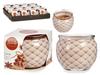 Set of 12 Scented Candles In Glass Cinnamon Home Fragrance Set