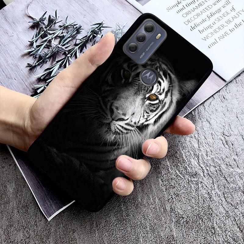 Чехол для телефона Wolf Bird Lion Tiger Eagle для Moto E32 E20 E40 G22 G52 G20 G30 G100 G60 G50 G10 GPure GStylus G9 One Action Macro