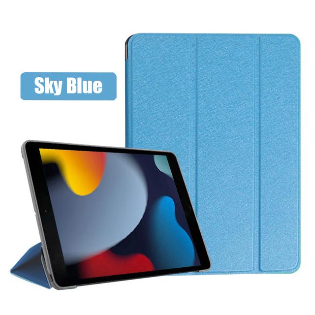 Чехол Funda Ipad 10 дюймов 2 2021, тройной чехол для электронной книги из искусственной кожи для iPad 9 10,2, чехол для планшета, чехол-подставка для iPad 9-го поколения