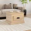 VidaXL Coffee Table Sonoma Oak 50x50x35 Cm Engineered Wood 816251