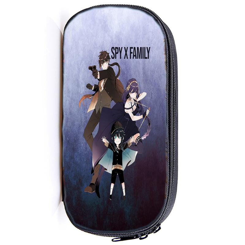Семейный пенал Spy X Anya Forger, многофункциональный пенал, школьные принадлежности, чехол для ручек, канцелярские принадлежности, пенал