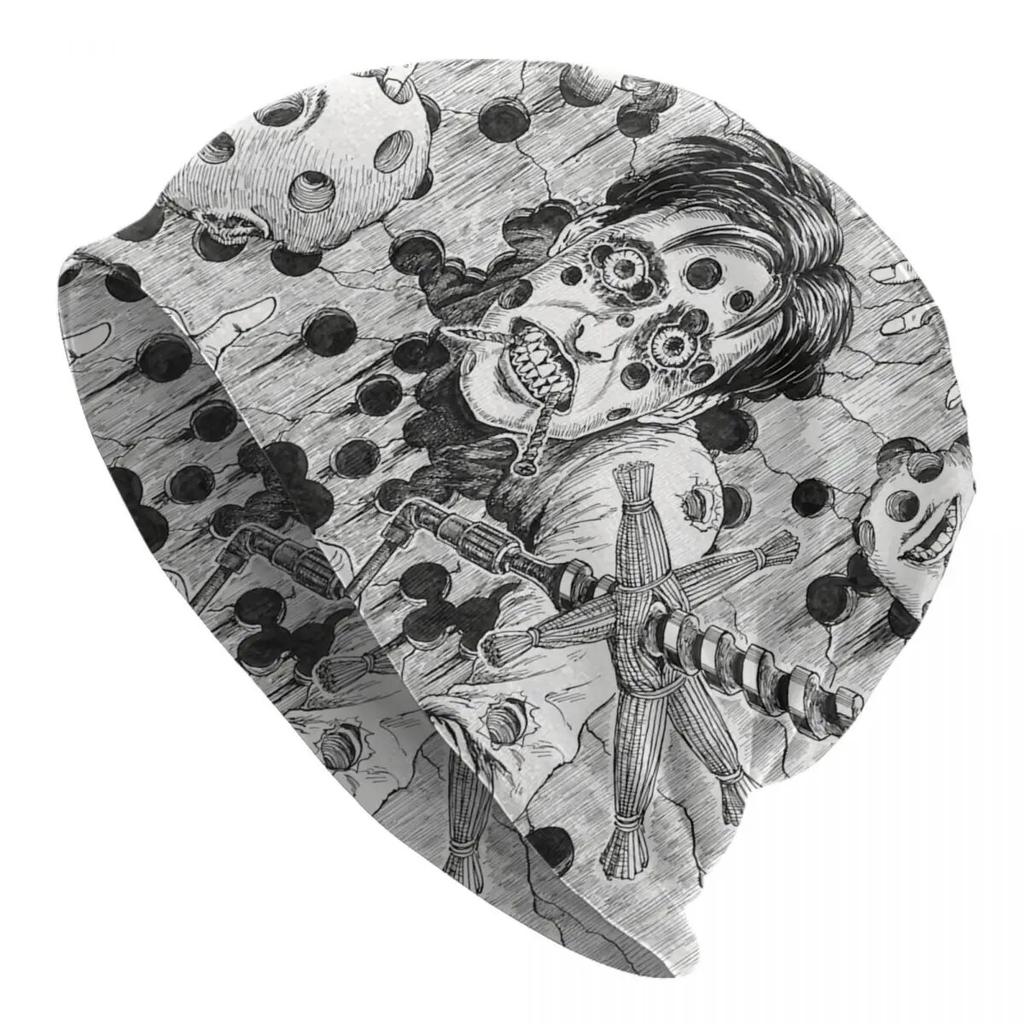 Цветочная шляпа Tomie Junji Ito, вязаная шапка, модная унисекс для взрослых, Япония, ужасы, манга, зимние теплые шапочки с черепами, шапка унисекс