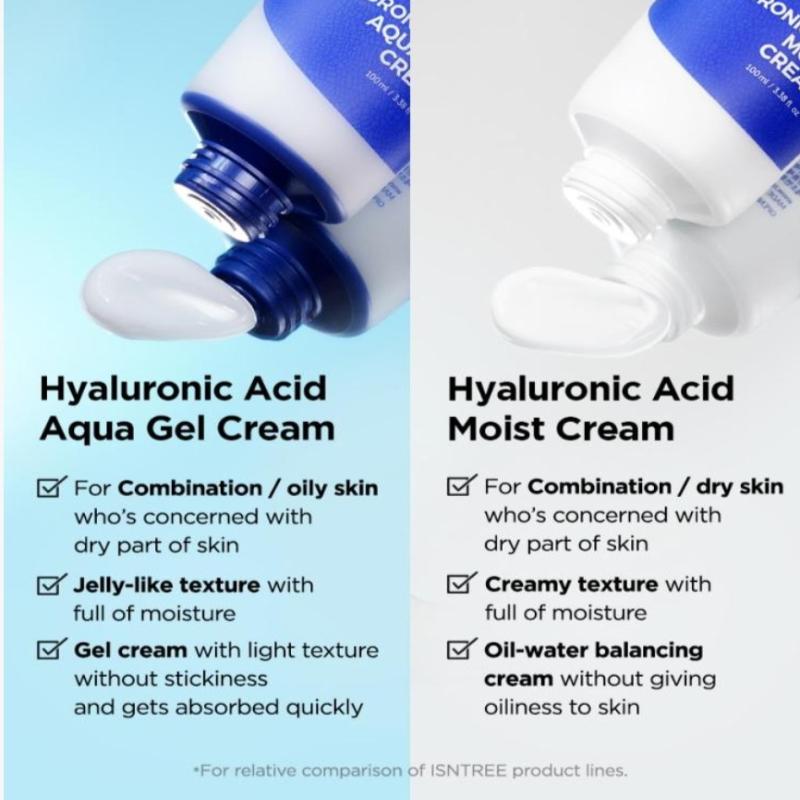 ISNTREE Увлажняющий крем с гиалуроновой кислотой 100 мл | Крем для глубокого увлажнения