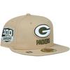 New Era 59Fifty Fitted Cap ANNIVERSARY NFL Teams Beige Rifle