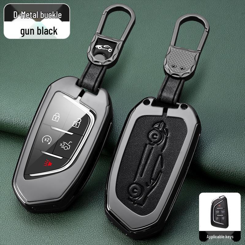 Премиальный металлический чехол для ключа Cadillac XT5, CT5, XT4, XT6, CT6, XTS, ATSL, CT4
