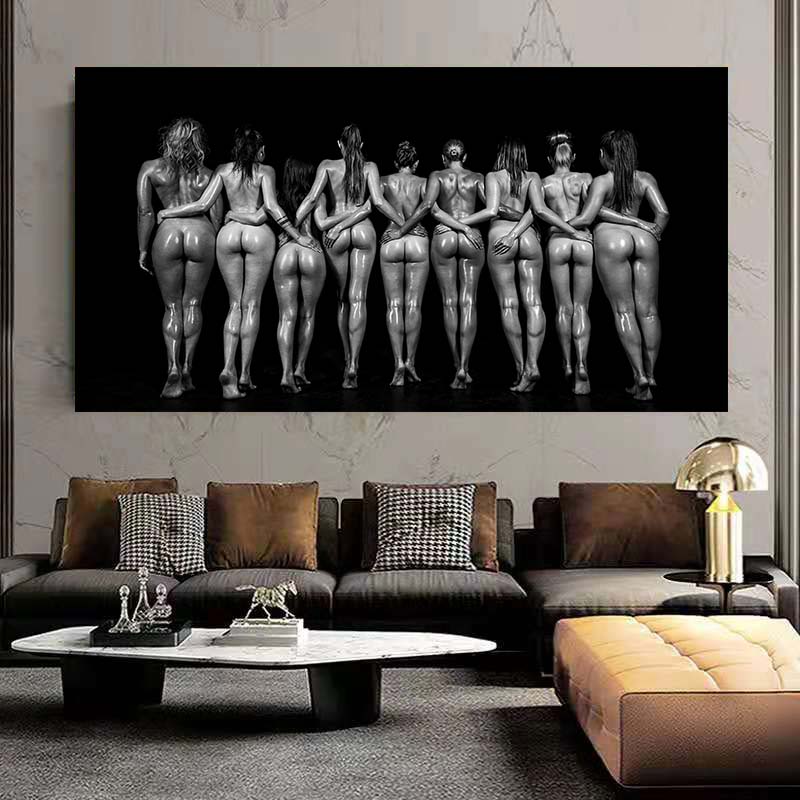 Modern Sexy Lady Nude Artistic Woman Model Posters And Prints Wall Art Canvas Painting Home Living Room Decoration Poster