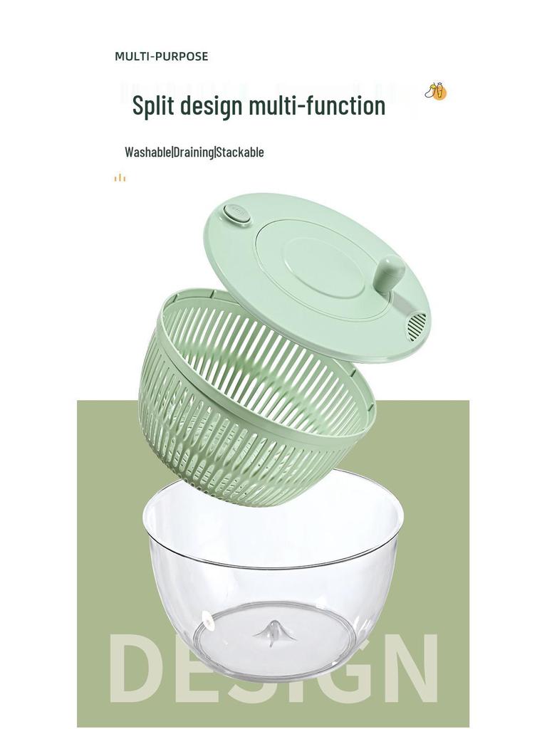 Multifunctional Salad Spinner & Vegetable Cutter: Fruit Spinner, Cucumber, and Potato Shredder/Slicer with Dehydrator