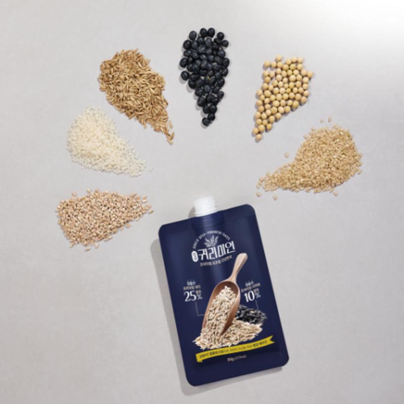 Jeongeup Oat Beauty Premium Oatmeal Healthy Meal Domestic Shake Sunsik Powder Breakfast Protein Food Substitute Grain Misut Powder, 50g, 7 pieces