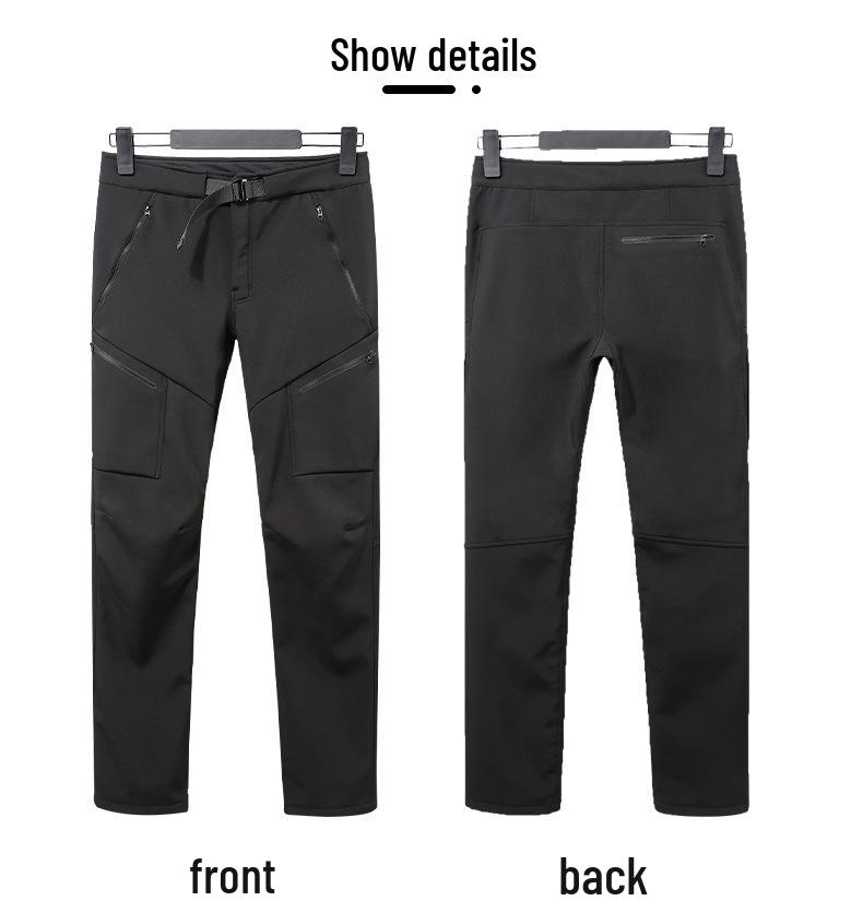 Унисекс Ветрозащитные Водонепроницаемые Флисовые Походные Брюки для Активного Отдыха