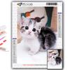 Полный 5D Diy Алмазная картина Милые маленькие животные Кошка, собака, Панда 5D Алмазная картина