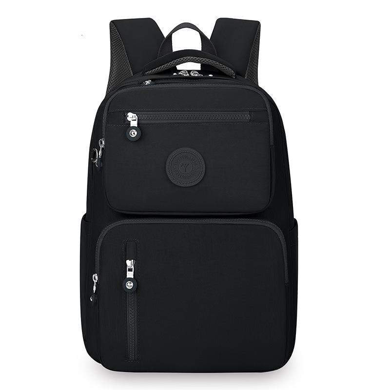 Large Capacity Backpack Multi-Layer Student Schoolbag Lightweight Nylon Backpack