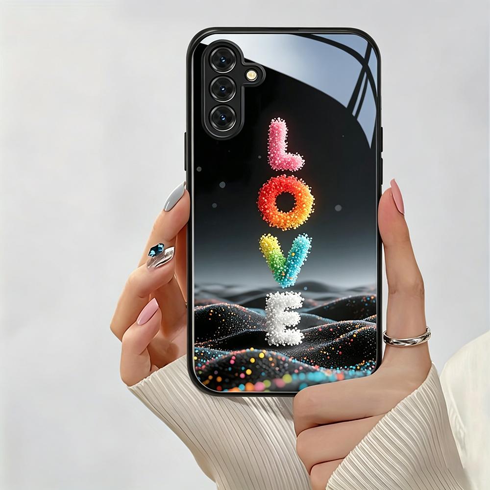 Для Samsung S26 Ultra Чехол для телефона Цветочное стекло Samsung S26 S25 S24 Plus S23 A56 A57 5G A17 A37 A55 A36 A54 A53 A26 A25 Чехол-обложка